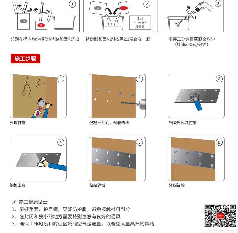 包钢玉州粘钢加固施工过程